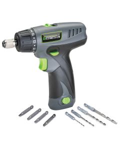 Genesis GLSD08B 8-Volt Li-Ion 2-Speed Screwdriver