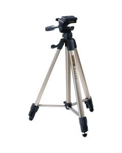 Sunpak 620-080 Tripod with 3-Way Pan Head (Folded height: 20.8"; Extended height: 60.2"; Weight: 2.3lbs; Includes 2nd quick-release plate)